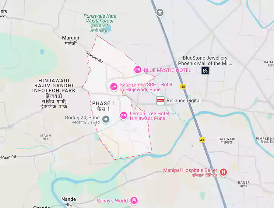 Godrej Aqua level 23 Location